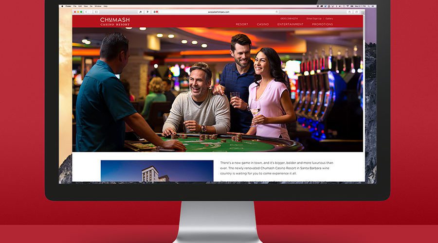 Chumash Casino Website Design EvansHardy+Young