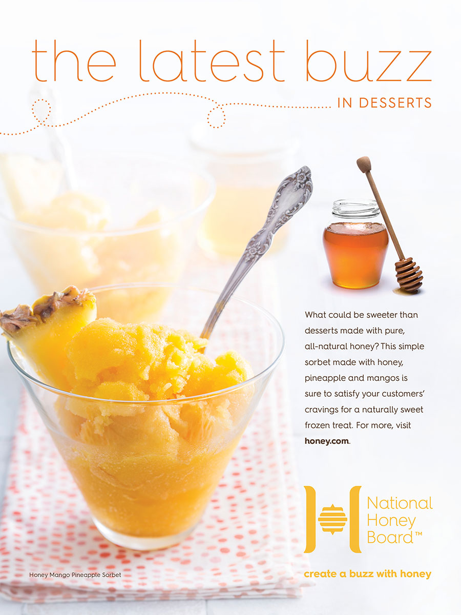 National Honey Board Food Marketing Advertising Latest Buzz Campaign Desserts EvansHardy+Young