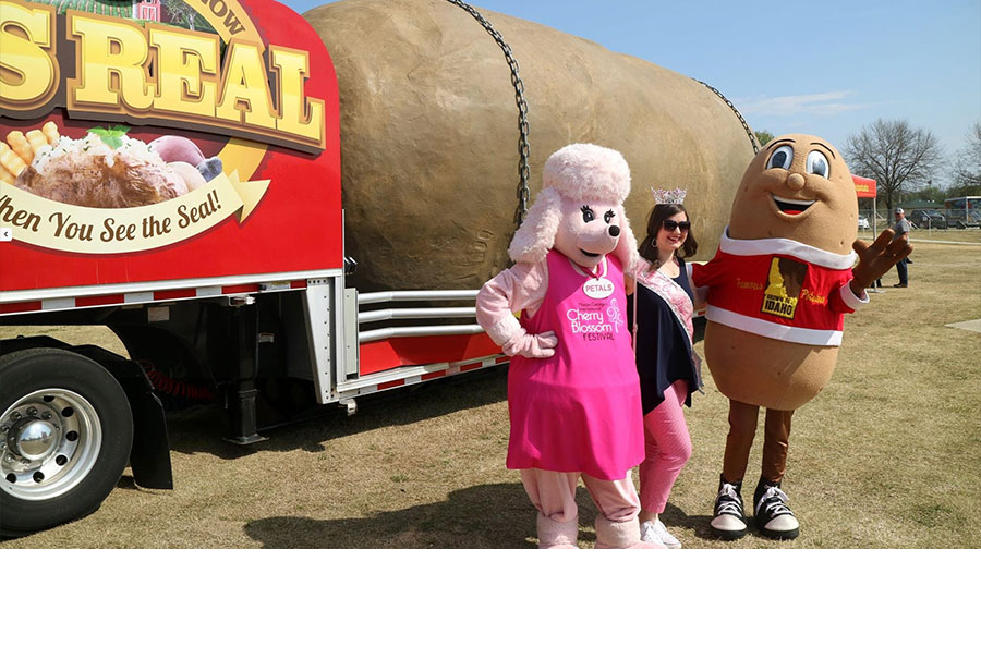 Idaho Potato Truck with Spuddy Buddy Public Relations EvansHardy+Young