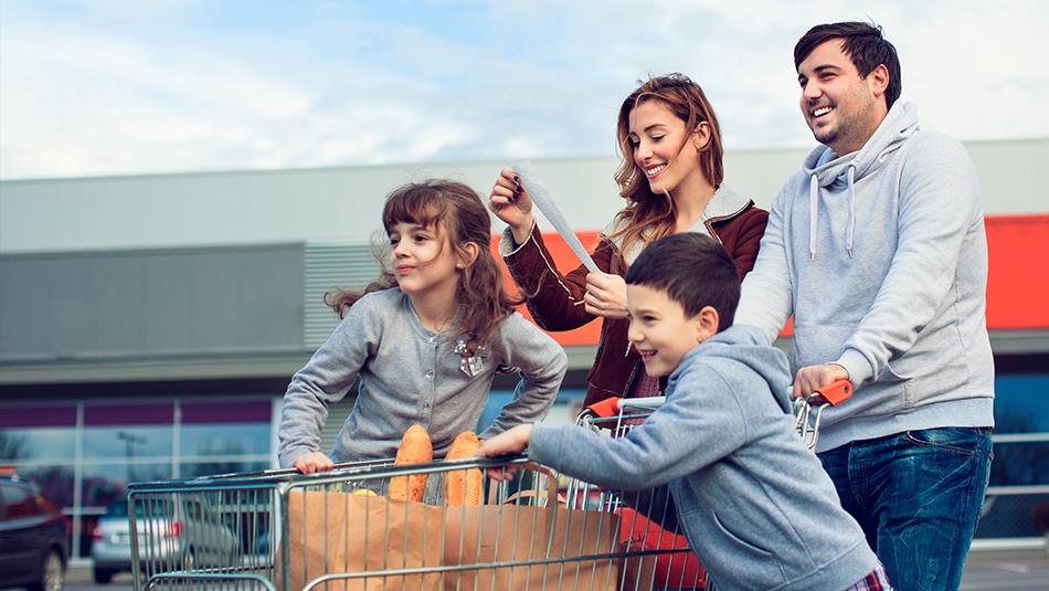 Family Grocery Shopping Food Advertising EvansHardy+Young