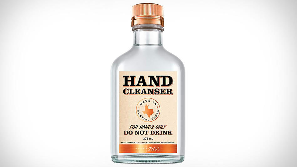 Tito's Hand Cleanser Bottle EvansHardy+Young