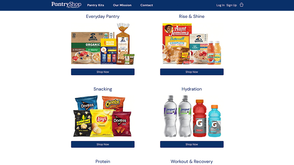 Pantry Shop by PepsiCo Grocery Trends EHY
