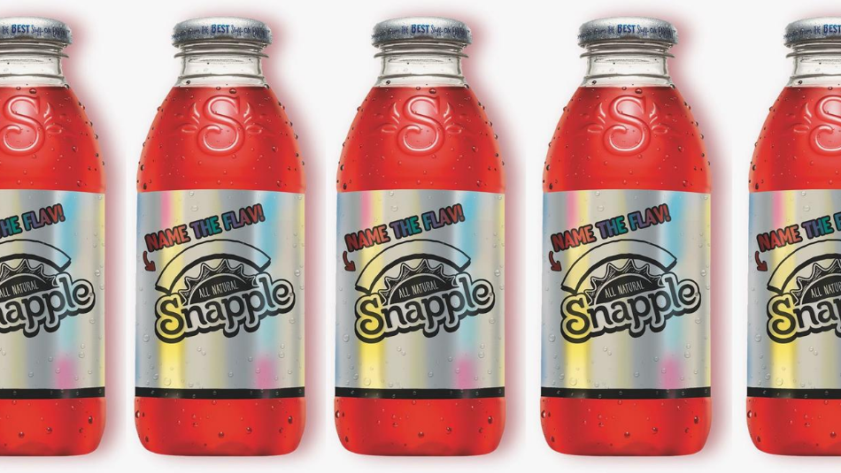 Snapple Name the Flav Food Collaboration