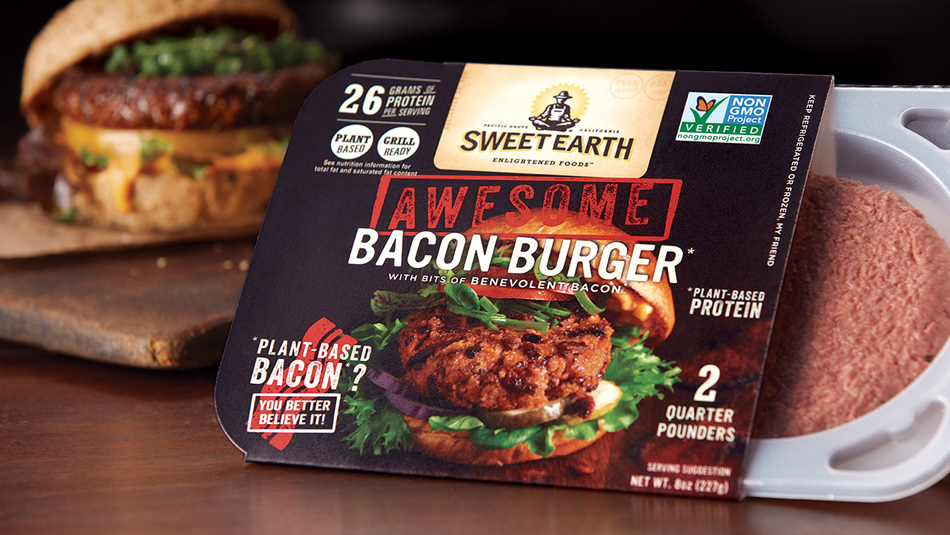 Awesome Bacon Burger SweetEarth