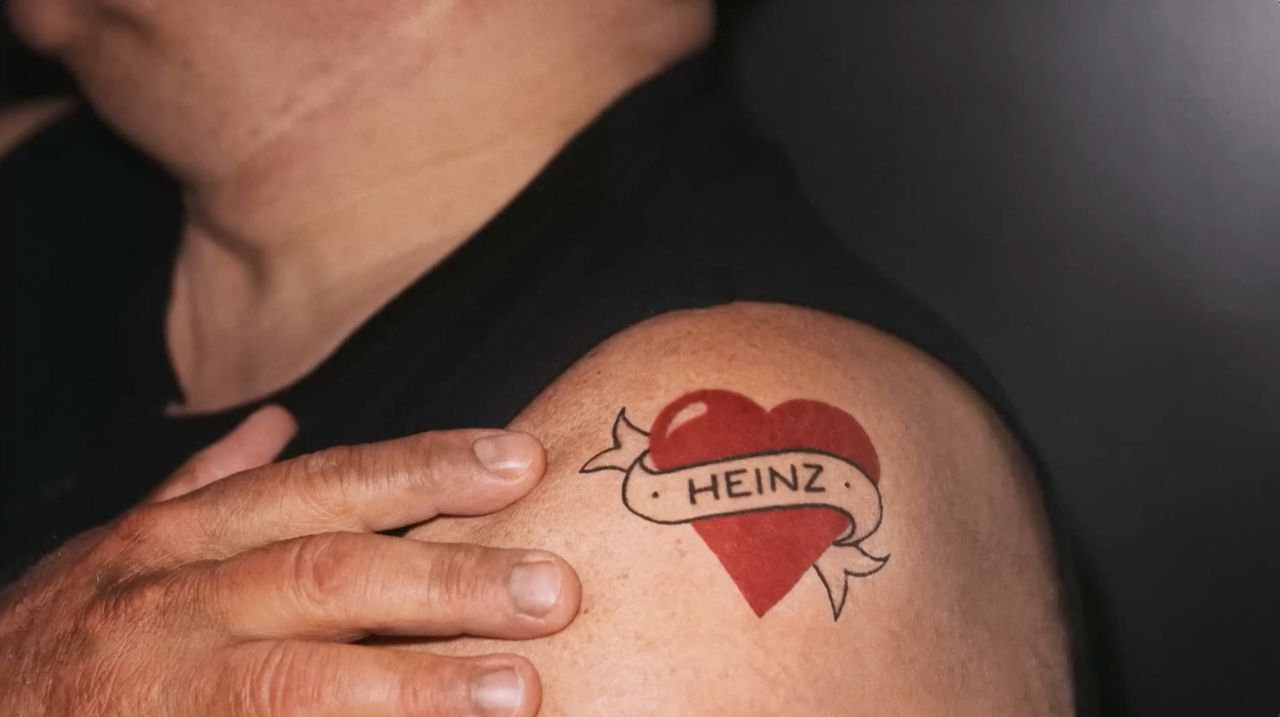 Heinz ketchup tattoo